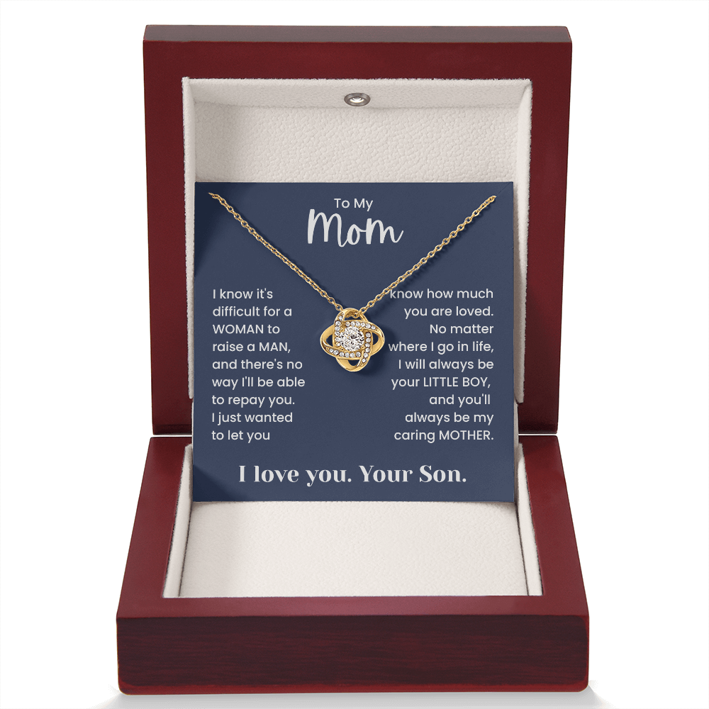 To My Mom – "No Matter Where I Go, I'll Always Be Your Little Boy" Sentimental Gift