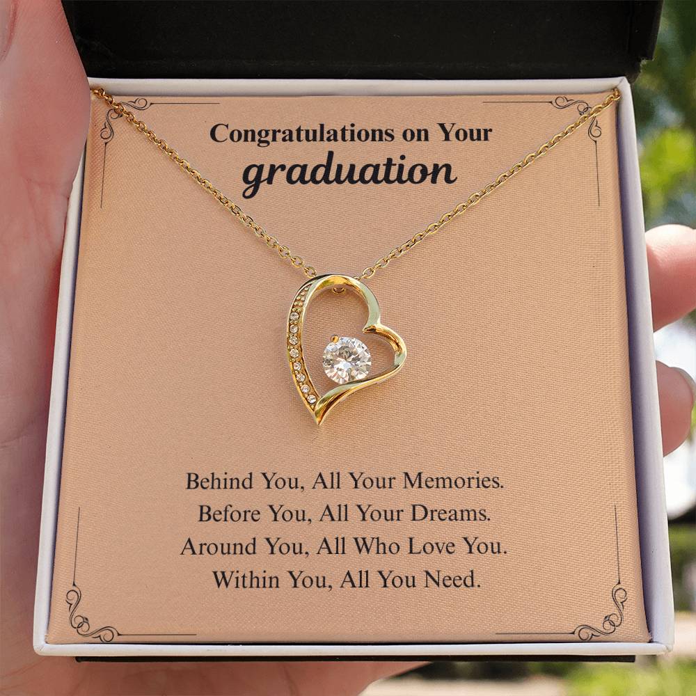 Graduation Gift: "All You Need" Forever Love Necklace