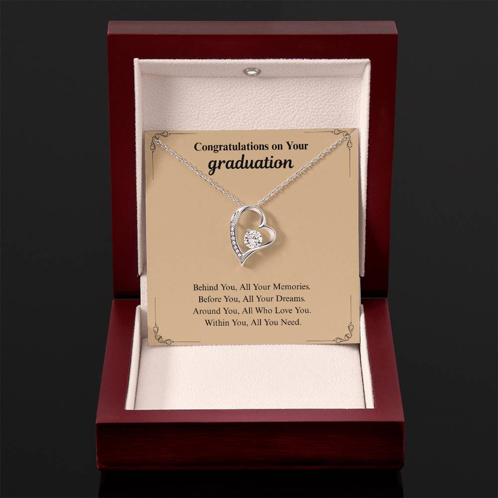 Graduation Gift: "All You Need" Forever Love Necklace