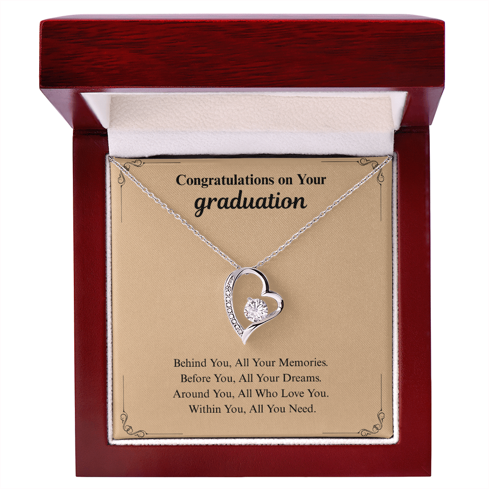 Graduation Gift: "All You Need" Forever Love Necklace