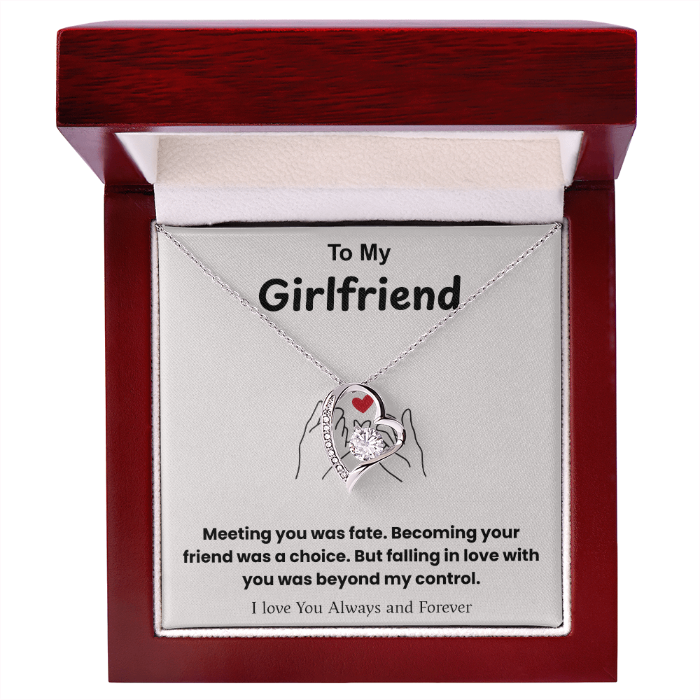 To My Girlfriend – ''Fate Brought Us Together'' Forever Love Necklace