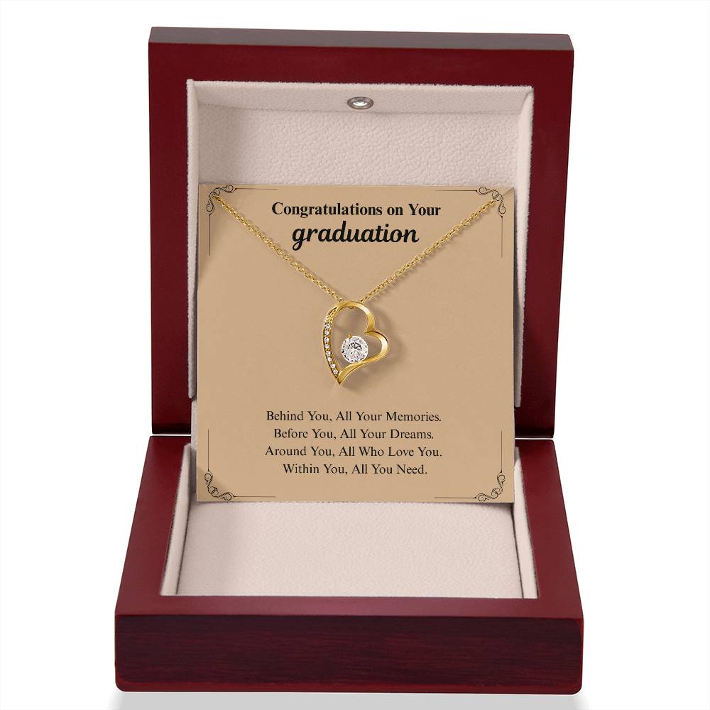 Graduation Gift: "All You Need" Forever Love Necklace