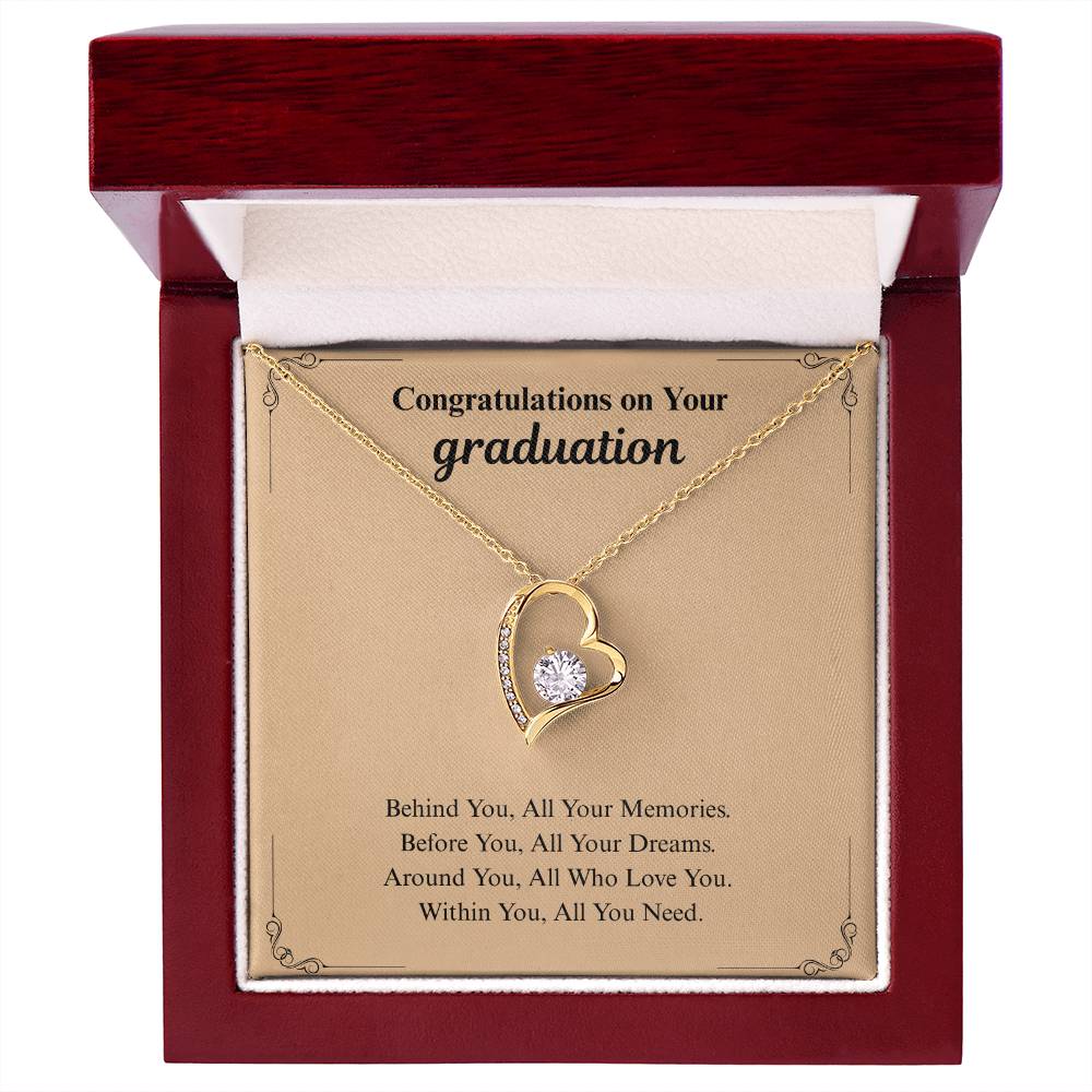 Graduation Gift: "All You Need" Forever Love Necklace