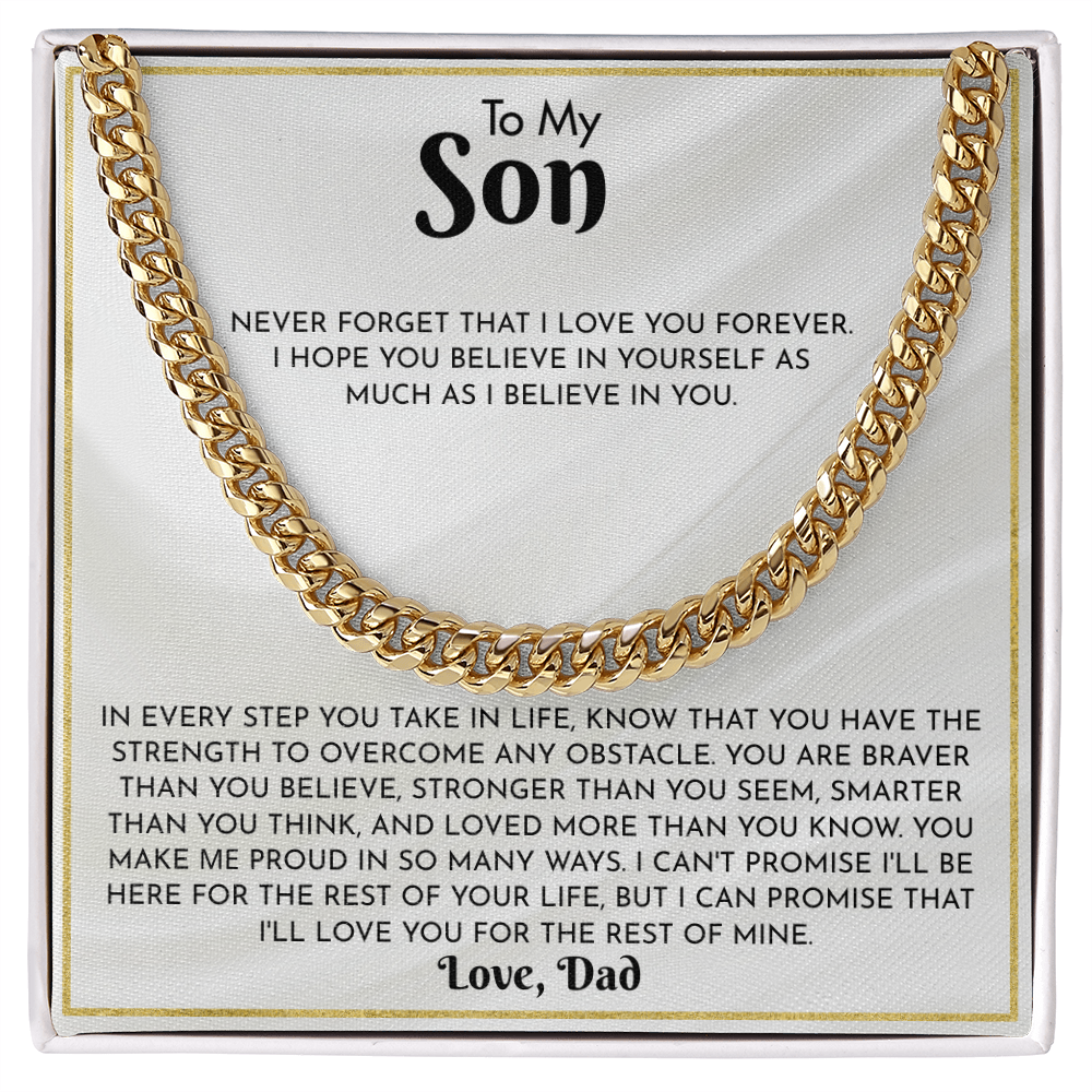 Sentimental Gift for Son – You Are Stronger Than You Know Jewelry