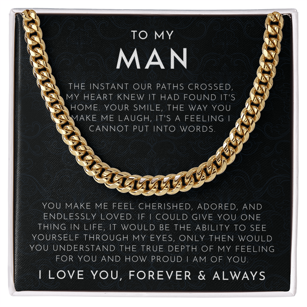 To My Man – Heartfelt “I Love You Forever” Sentimental Gift