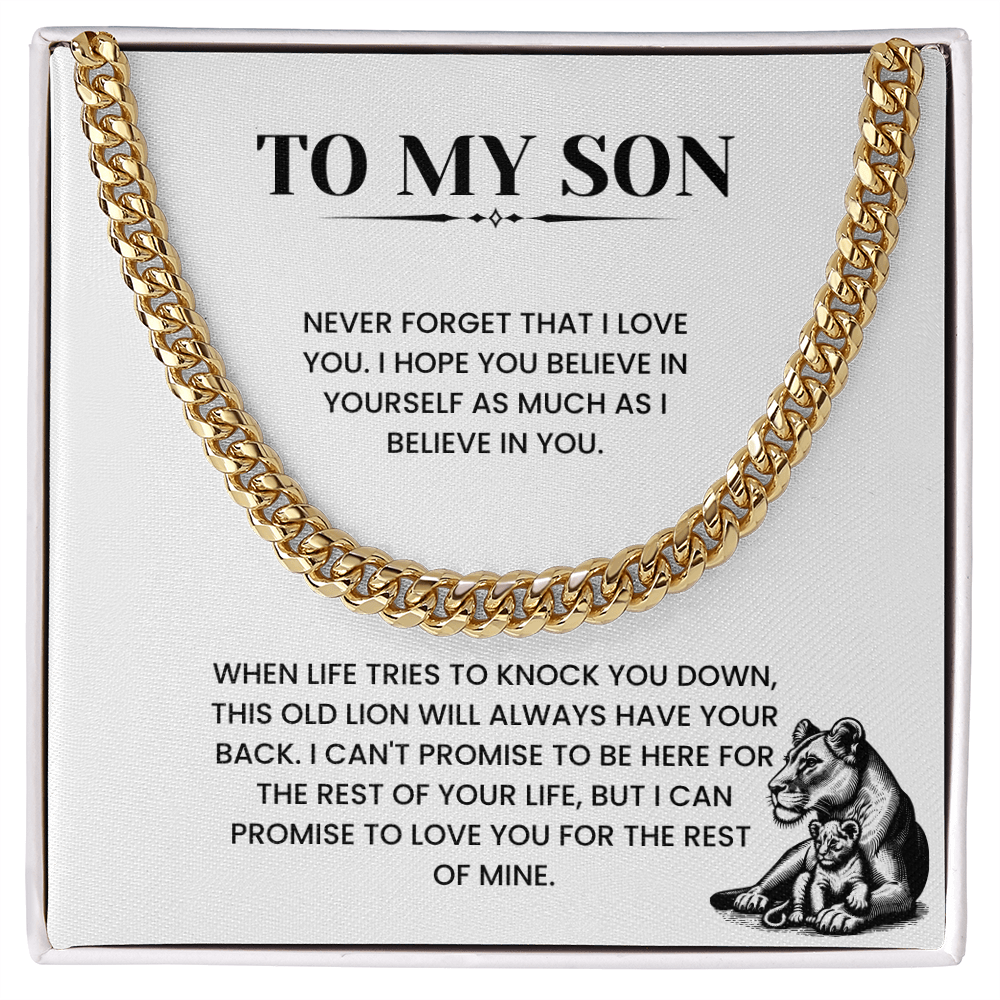 To My Son – Heartfelt “I Love You Always” Sentimental Gift