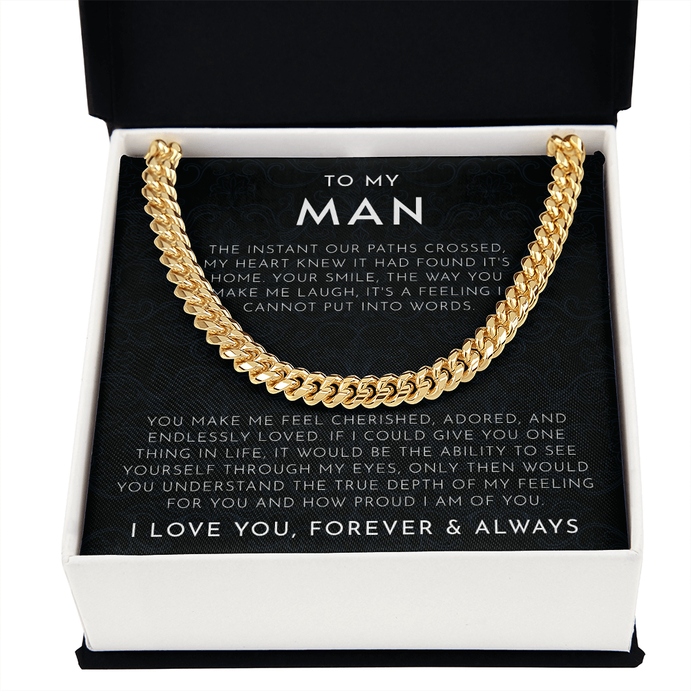 To My Man – Heartfelt “I Love You Forever” Sentimental Gift