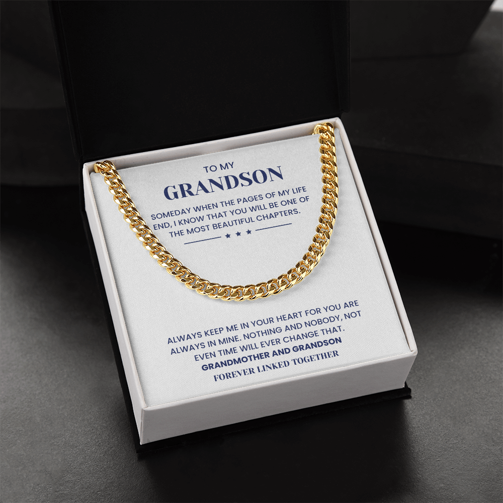 To My Grandson Emotional Forever Bond Gift Jewelry