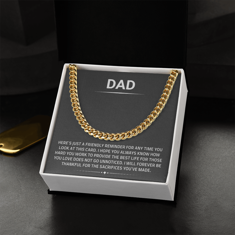 To My Dad – Heartfelt “You're Not Unnoticed” Sentimental Gift