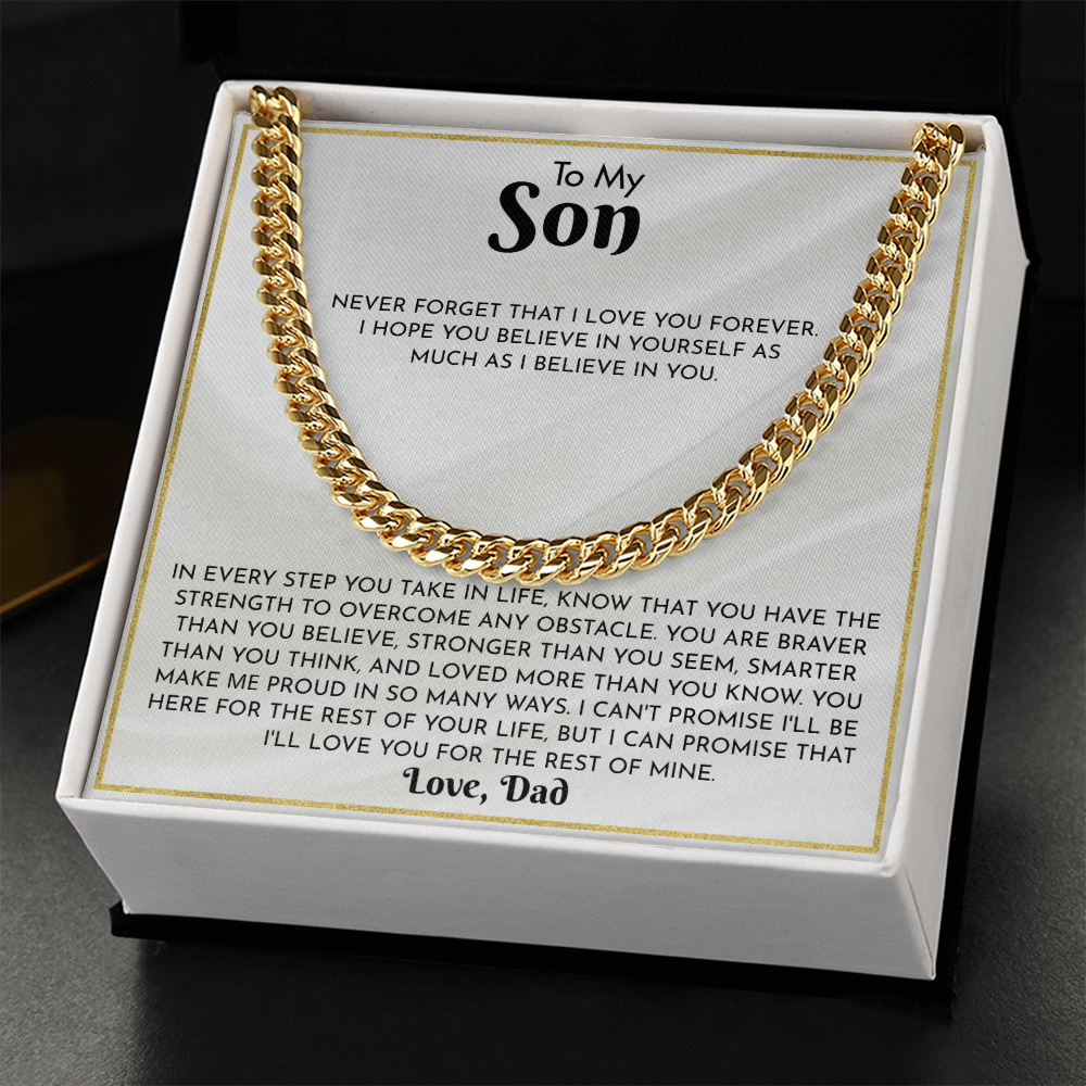 Sentimental Gift for Son – You Are Stronger Than You Know Jewelry