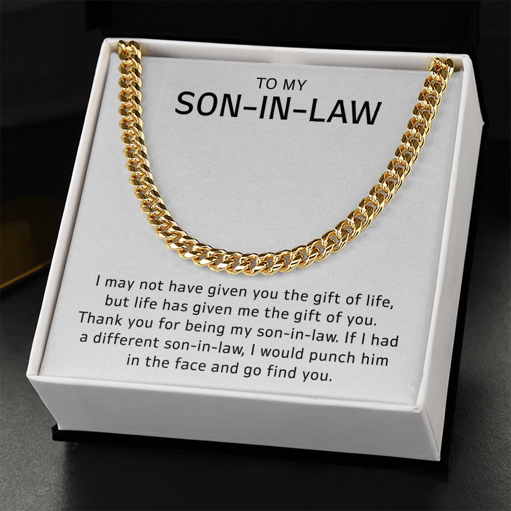 Son-in-Law Gift Sentimental Jewelry with Heartfelt Message Card