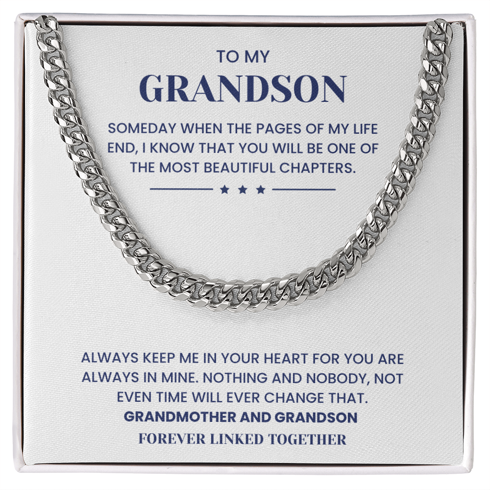 To My Grandson Emotional Forever Bond Gift Jewelry