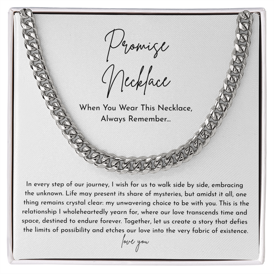 Sentimental Gift for Promise – "Our Love Transcends Time" Necklace