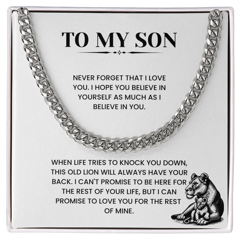 To My Son – Heartfelt “I Love You Always” Sentimental Gift