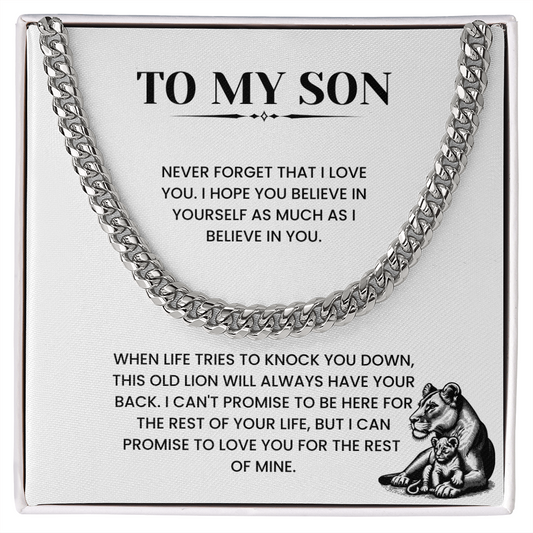 To My Son – Heartfelt “I Love You Always” Sentimental Gift