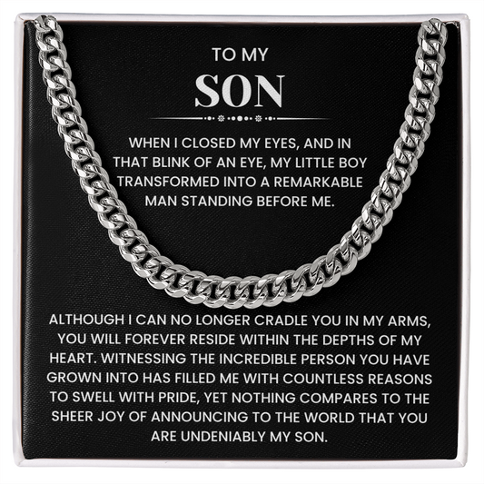 To My Son – Heartfelt “My Pride and Joy” Sentimental Gift