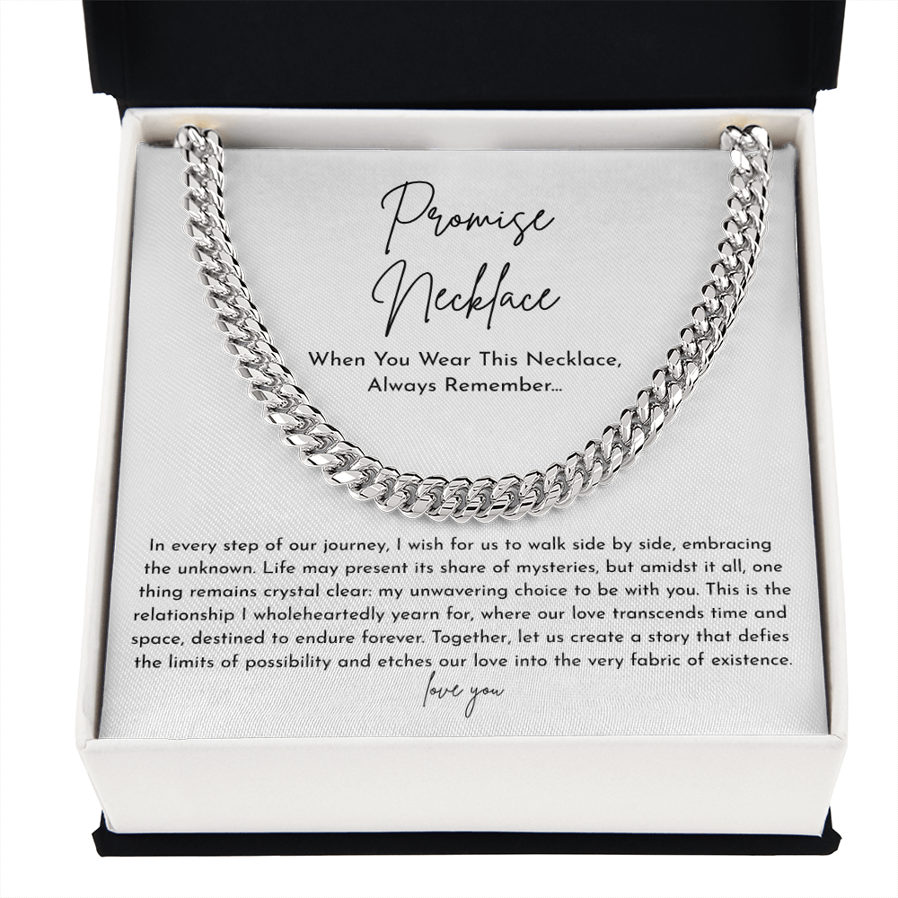 Sentimental Gift for Promise – "Our Love Transcends Time" Necklace