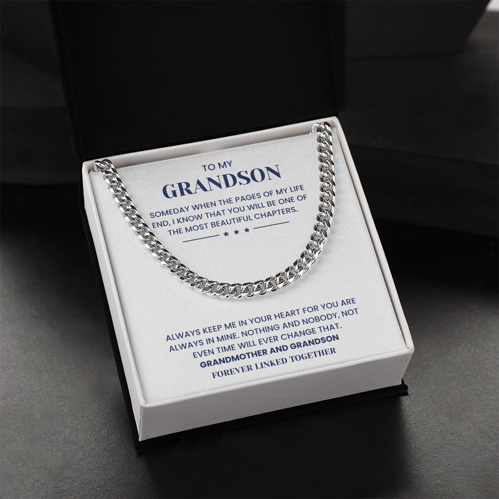 To My Grandson Emotional Forever Bond Gift Jewelry