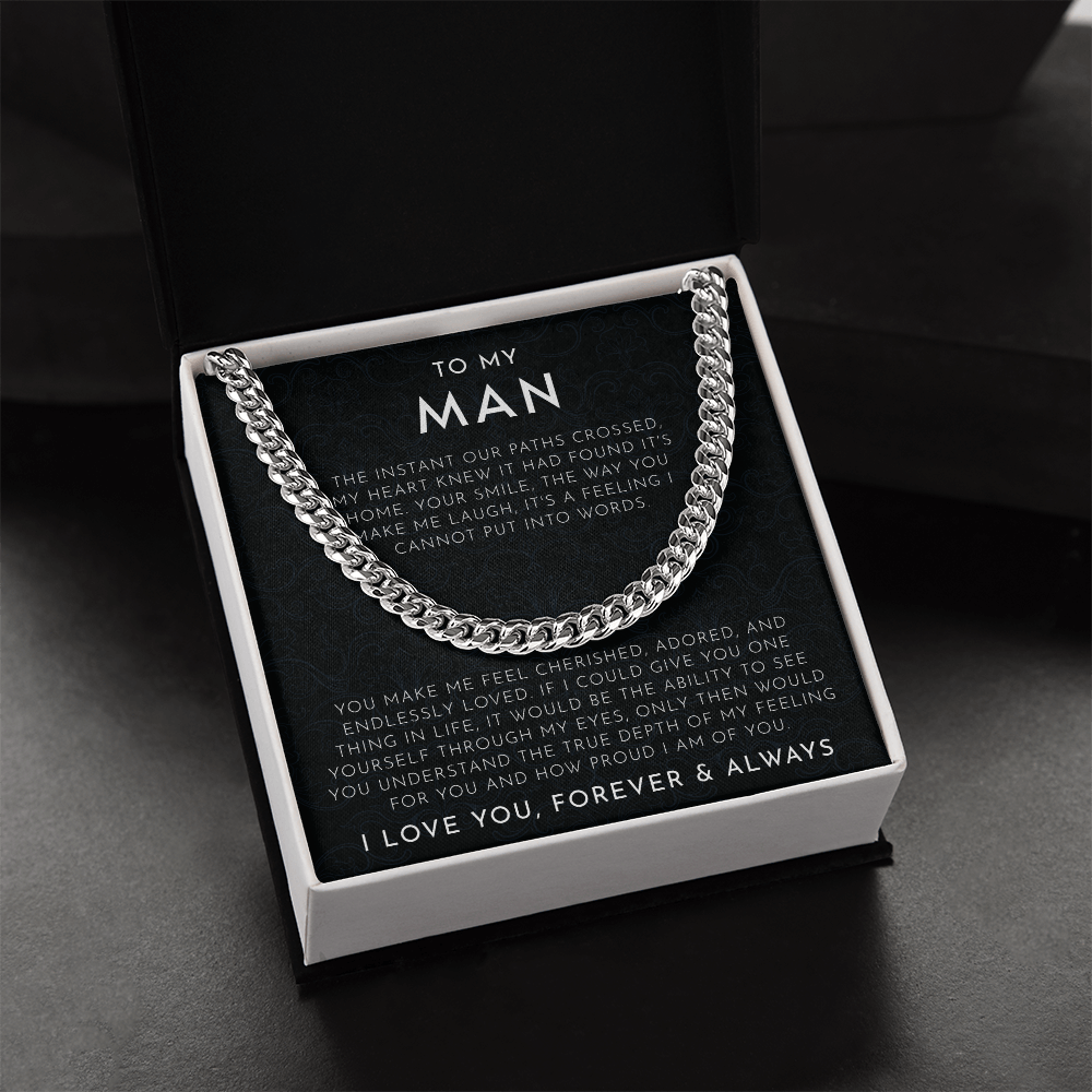 To My Man – Heartfelt “I Love You Forever” Sentimental Gift