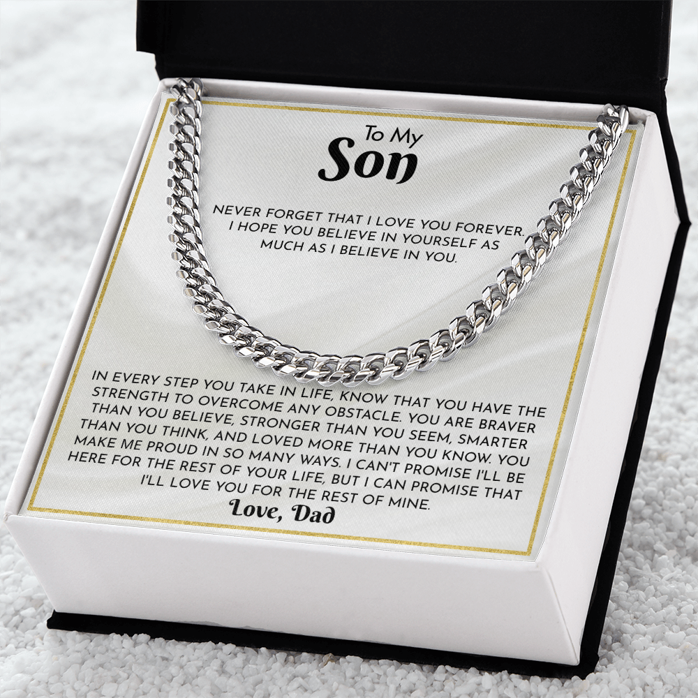 Sentimental Gift for Son – You Are Stronger Than You Know Jewelry