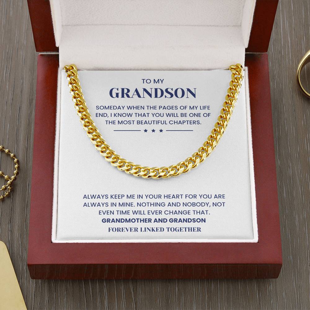 To My Grandson Emotional Forever Bond Gift Jewelry