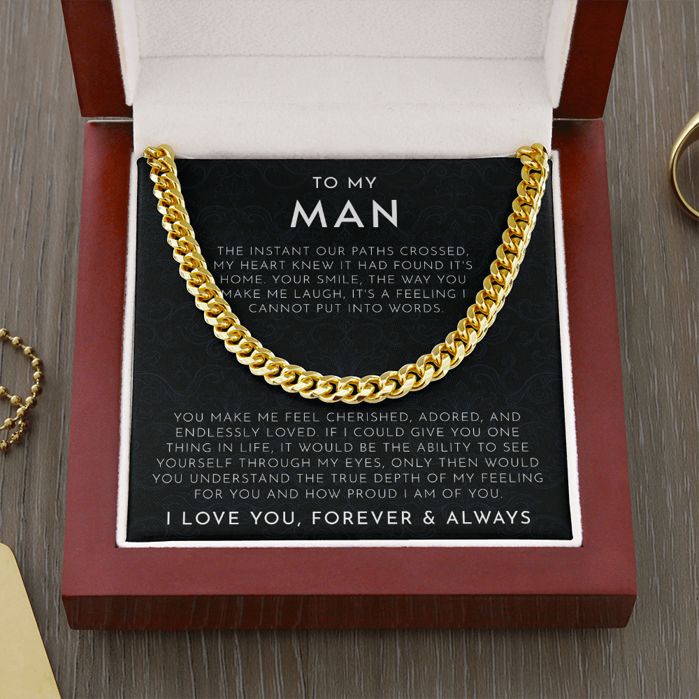 To My Man – Heartfelt “I Love You Forever” Sentimental Gift