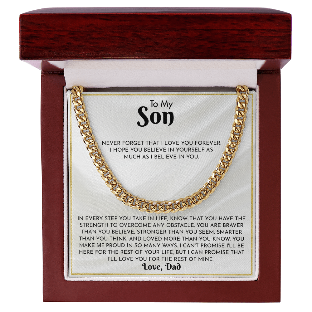 Sentimental Gift for Son – You Are Stronger Than You Know Jewelry