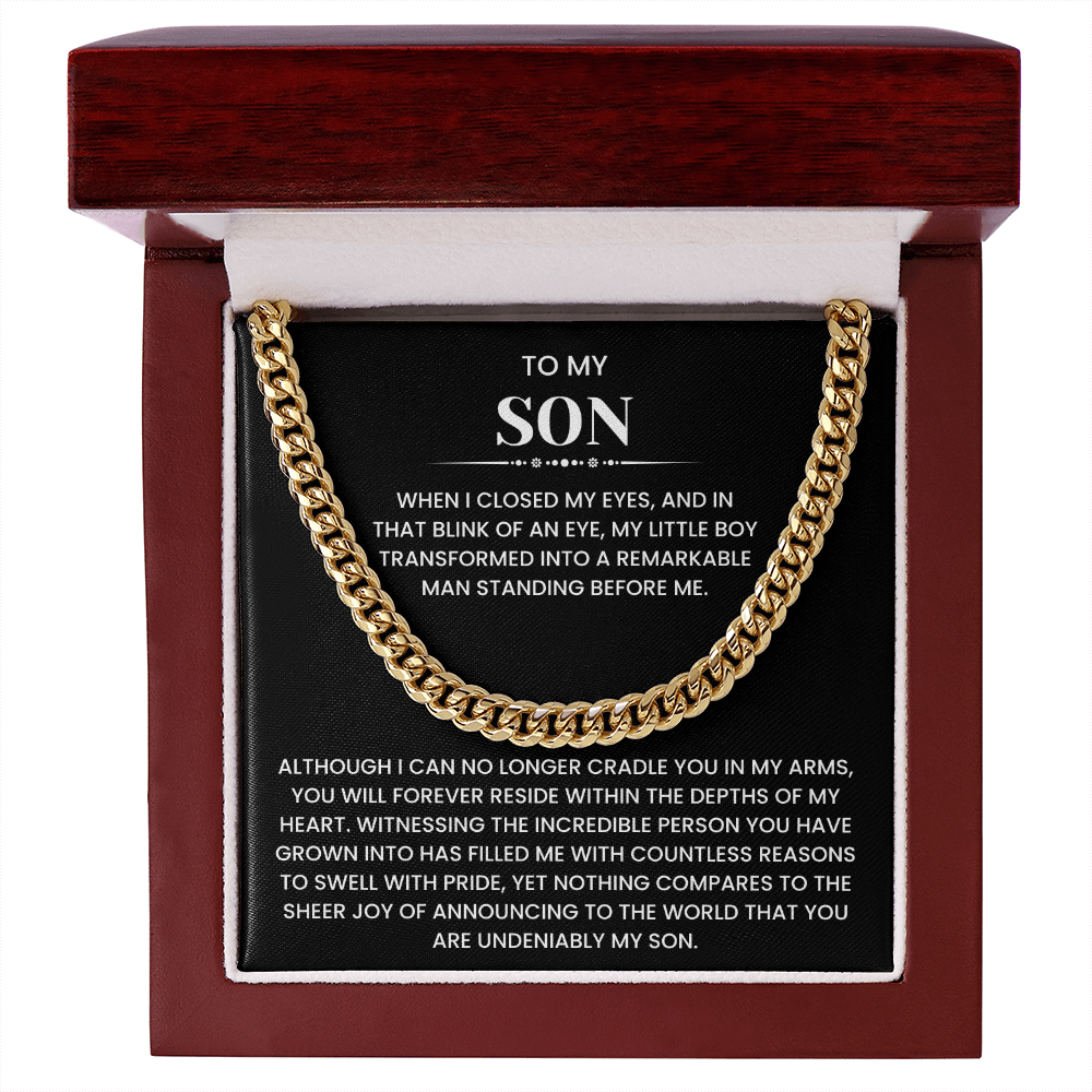To My Son – Heartfelt “My Pride and Joy” Sentimental Gift