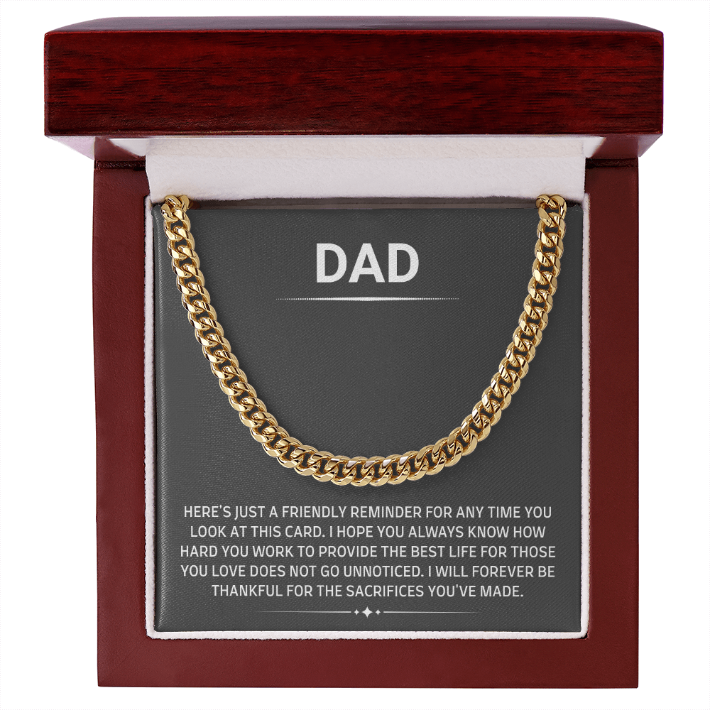 To My Dad – Heartfelt “You're Not Unnoticed” Sentimental Gift