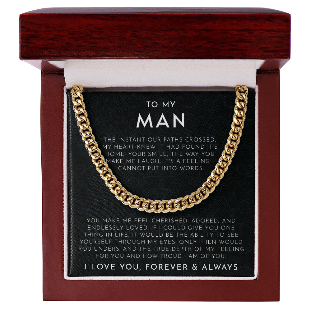 To My Man – Heartfelt “I Love You Forever” Sentimental Gift