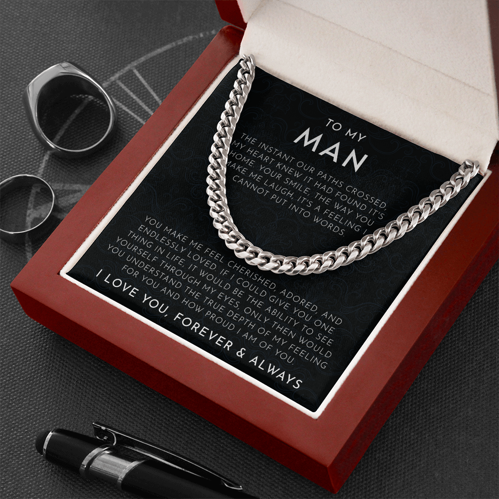To My Man – Heartfelt “I Love You Forever” Sentimental Gift