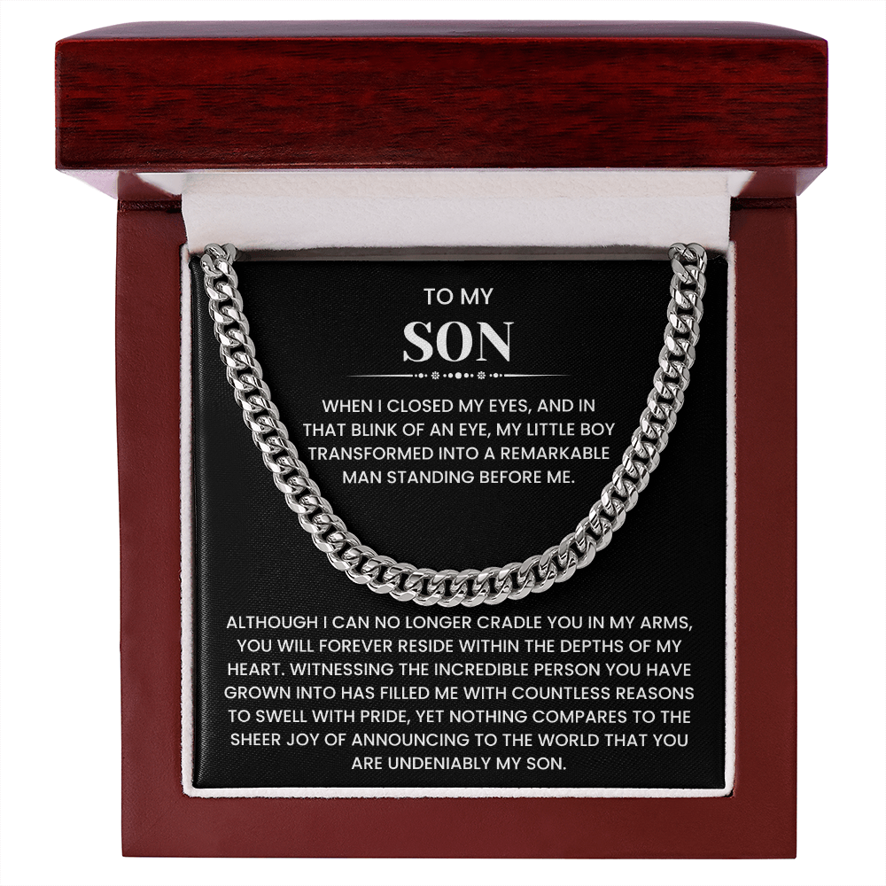 To My Son – Heartfelt “My Pride and Joy” Sentimental Gift
