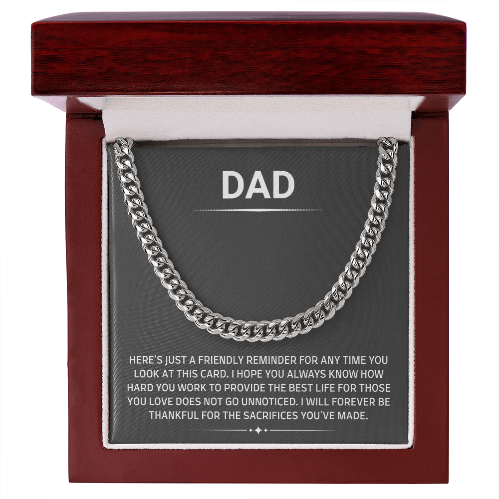 To My Dad – Heartfelt “You're Not Unnoticed” Sentimental Gift