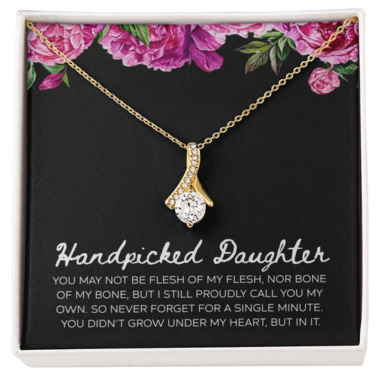 To My Daughter – “Grown in My Heart” Alluring Beauty Necklace