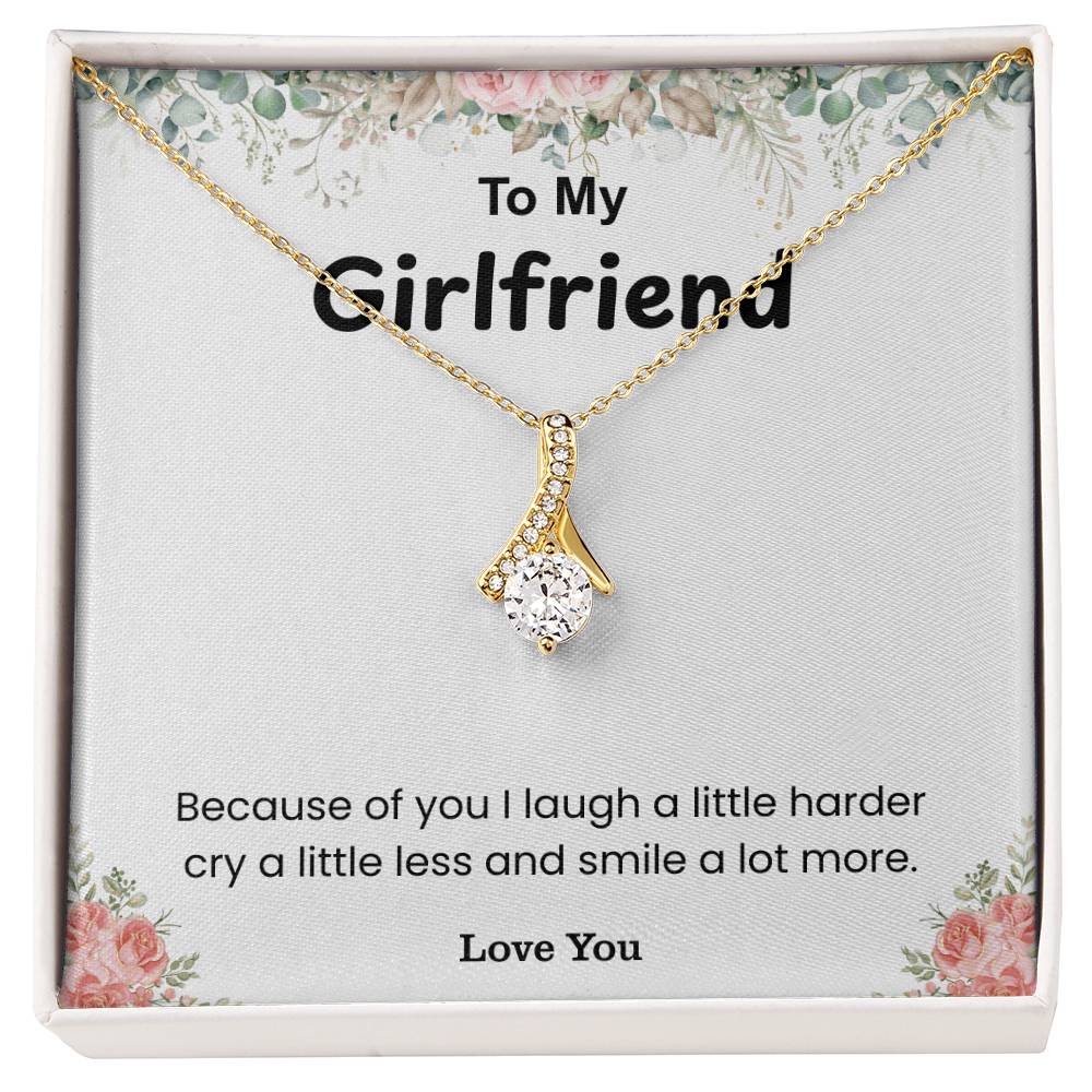 To My Girlfriend – ''You Make My World Brighter'' Alluring Beauty Necklace