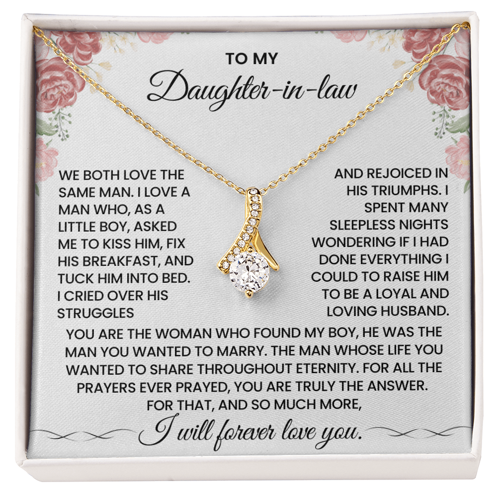 To My Daughter in Law – “Always in My Heart” Alluring Beauty Necklace