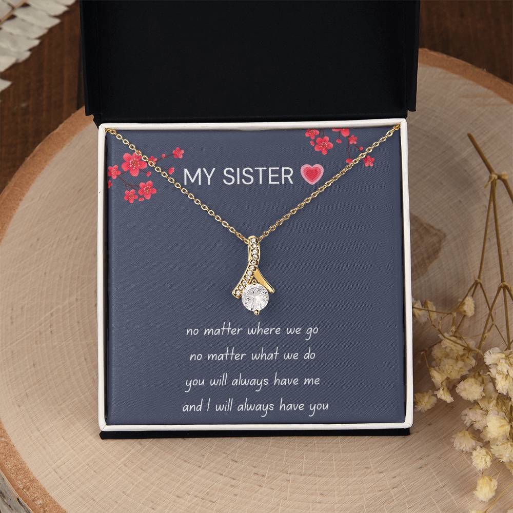 To My Sister – “Forever My Friend” Alluring Beauty Necklace
