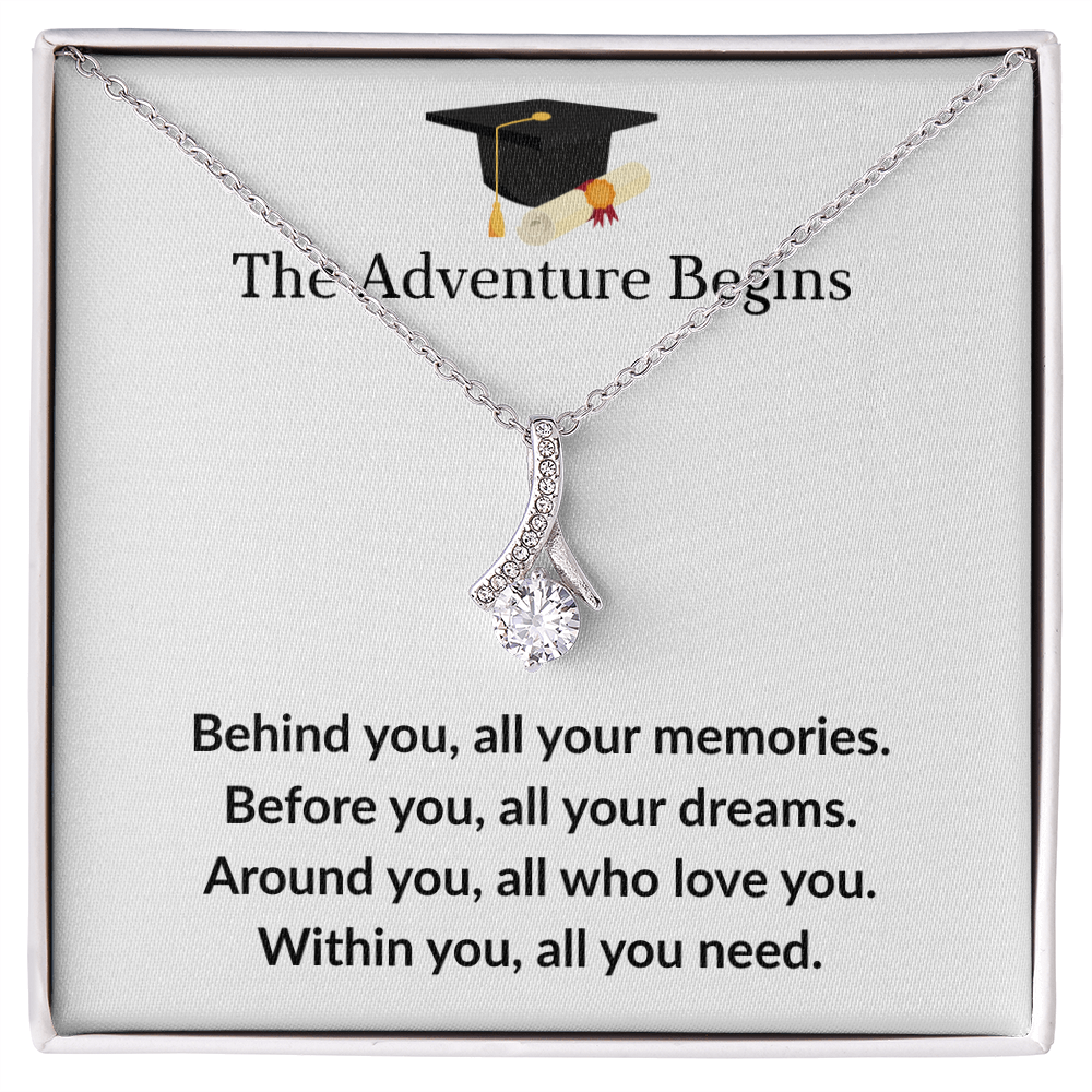 The Adventure Begins - ''Inspire Dreams & New Beginnings'' Alluring Beauty Necklace