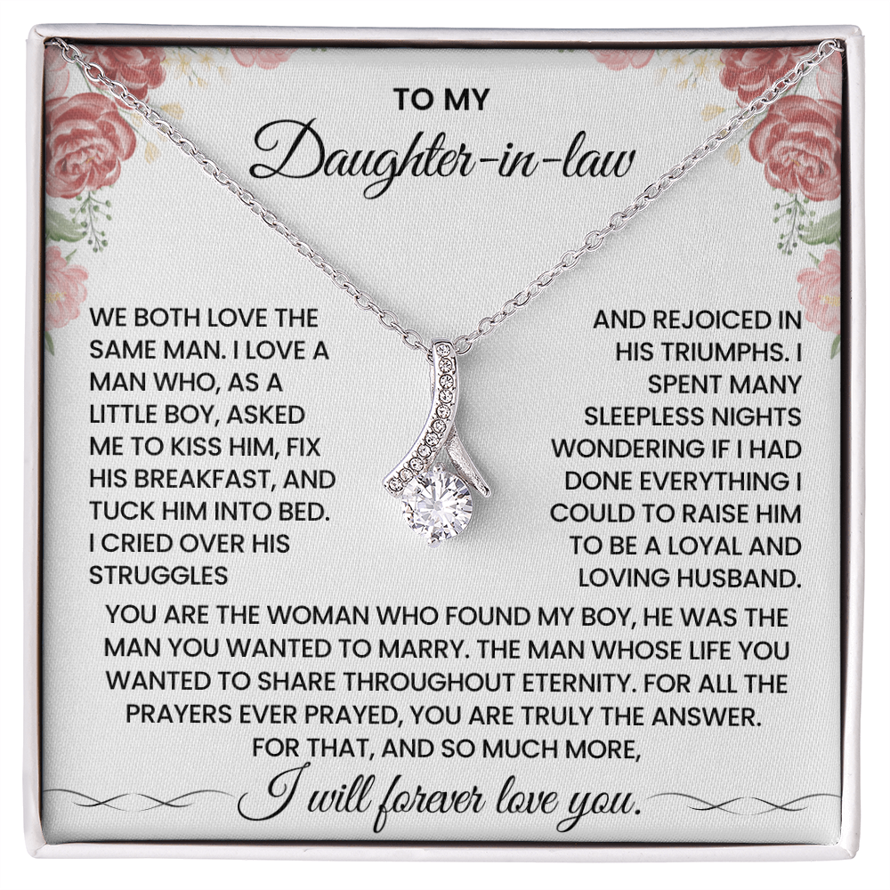 To My Daughter in Law – “Always in My Heart” Alluring Beauty Necklace