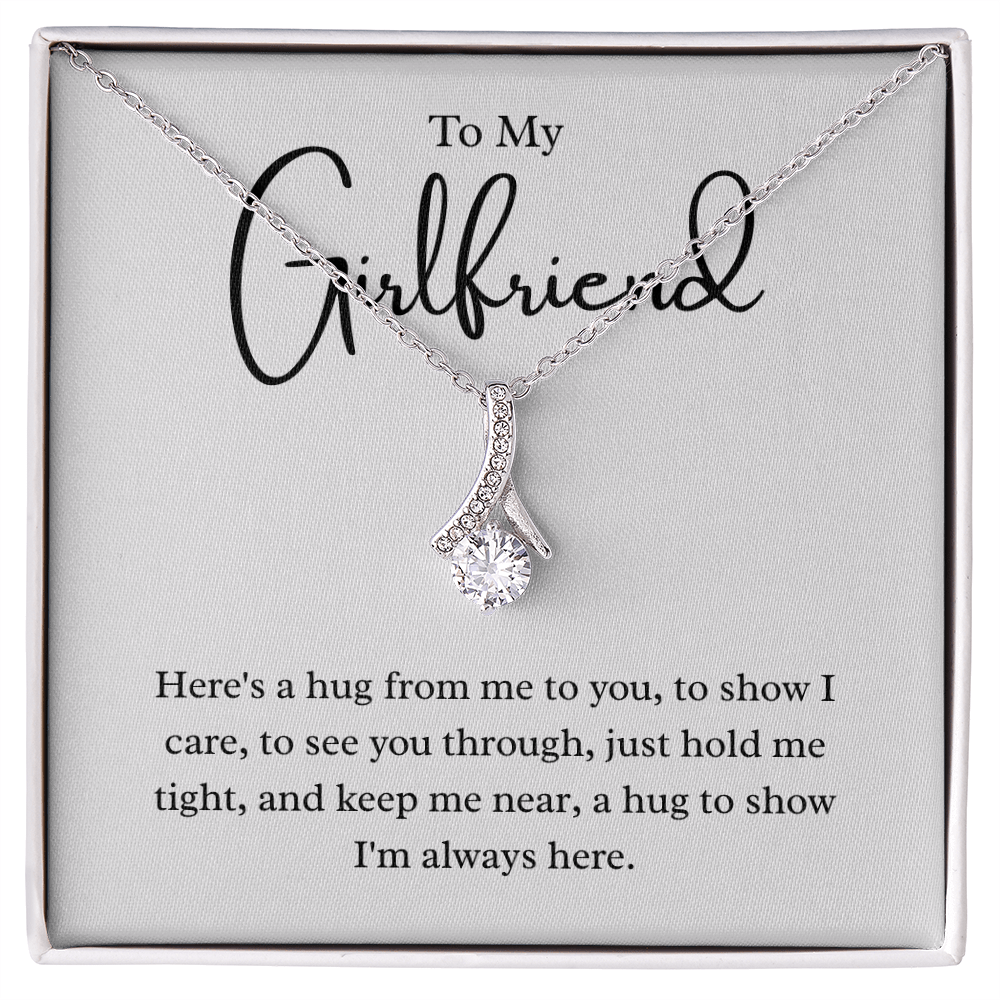 To My Girlfriend – "A Hug from My Heart" Alluring Beauty Necklace