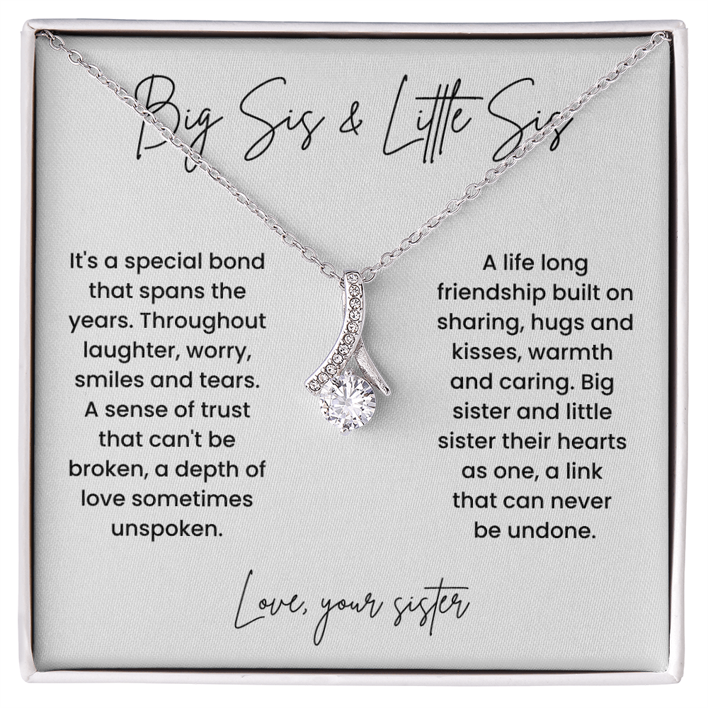 To My Sister - "Life Long Friendship" Alluring Beauty Necklace