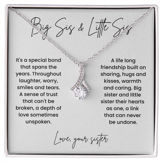 To My Sister - "Life Long Friendship" Alluring Beauty Necklace