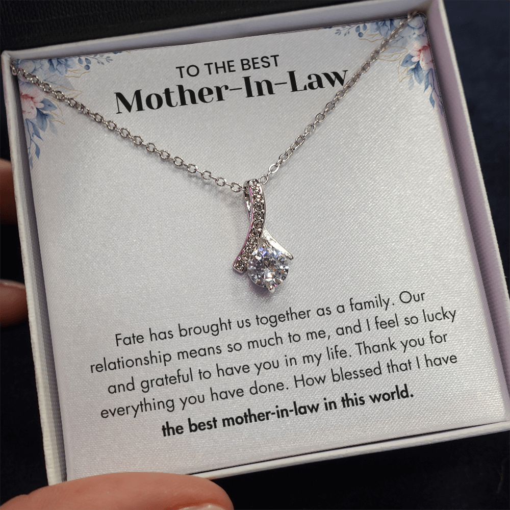 To The Best Mother-in-law – "Our Relationship Means So Much To Me" Sentimental Jewelry Gift of Love