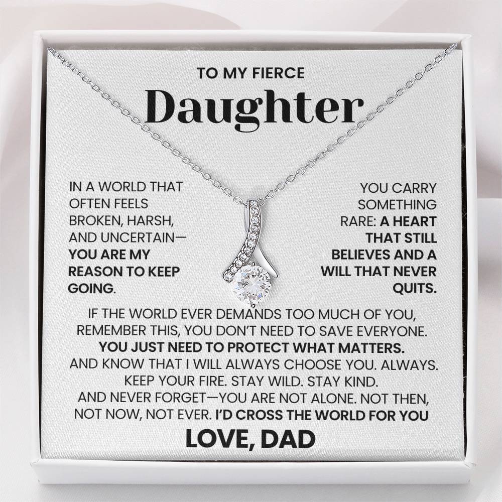 To My Daughter - "Keep Your Fire" Alluring Beauty Necklace