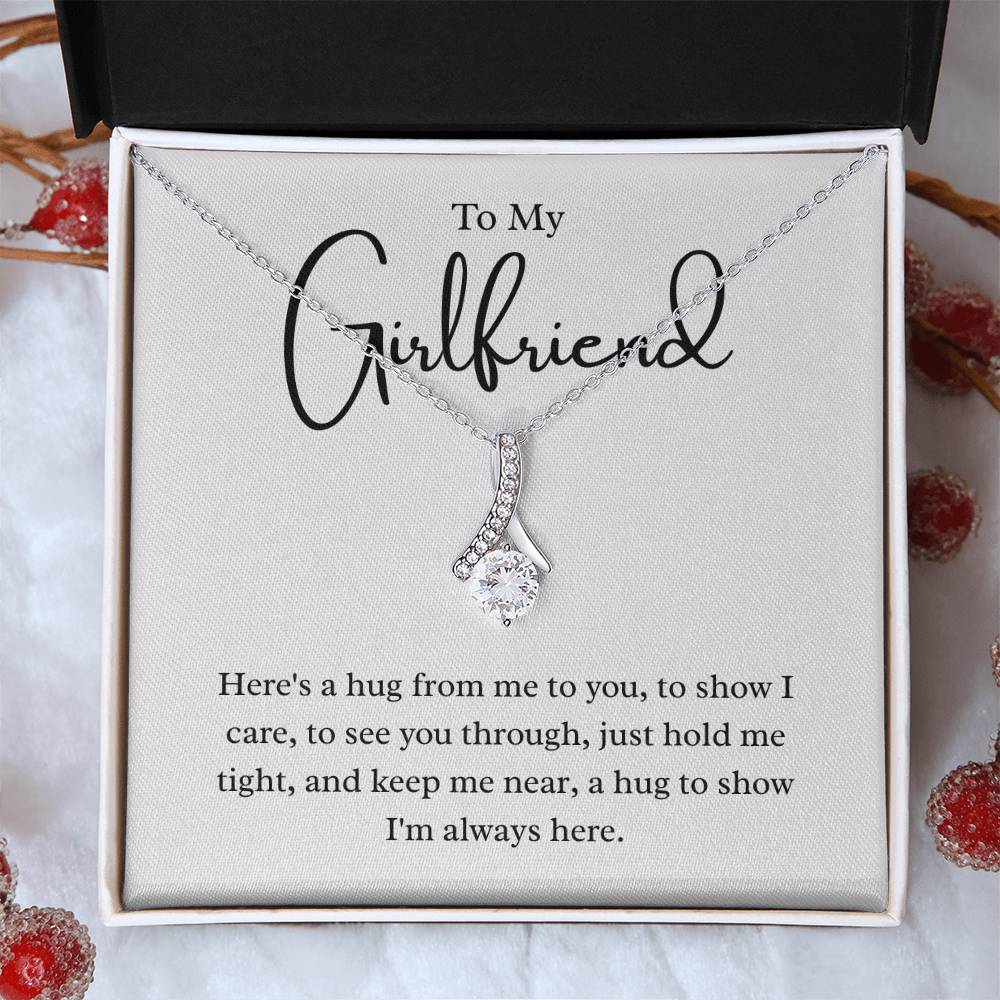To My Girlfriend – "A Hug from My Heart" Alluring Beauty Necklace