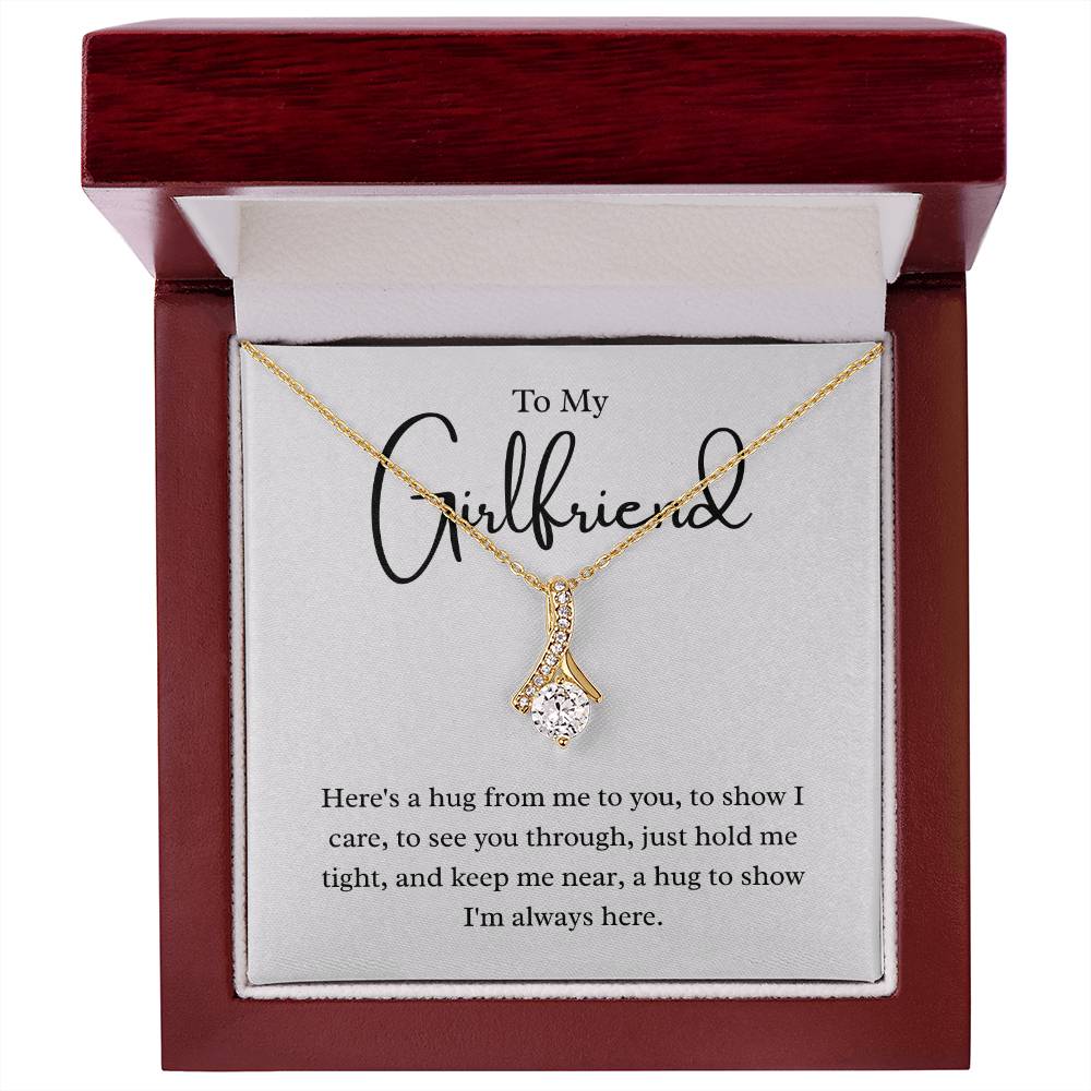To My Girlfriend – "A Hug from My Heart" Alluring Beauty Necklace