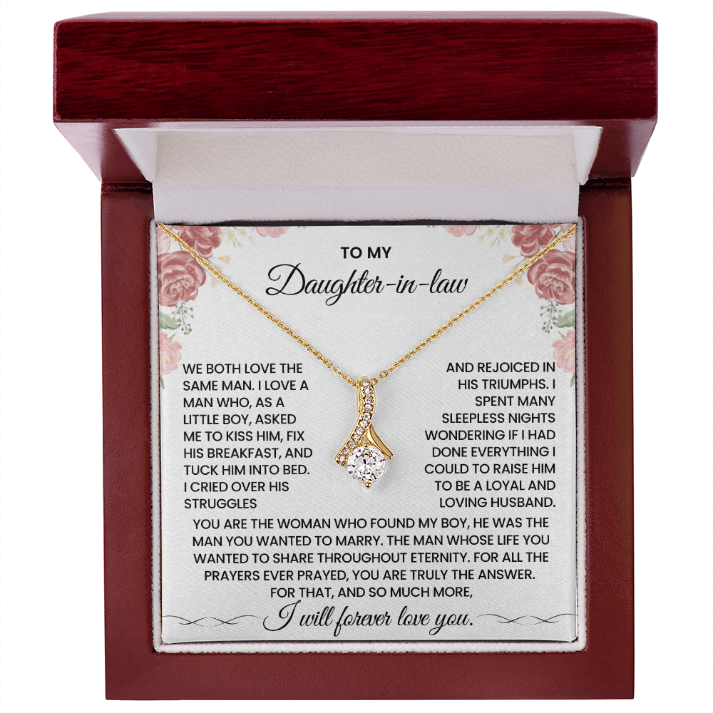 To My Daughter in Law – “Always in My Heart” Alluring Beauty Necklace