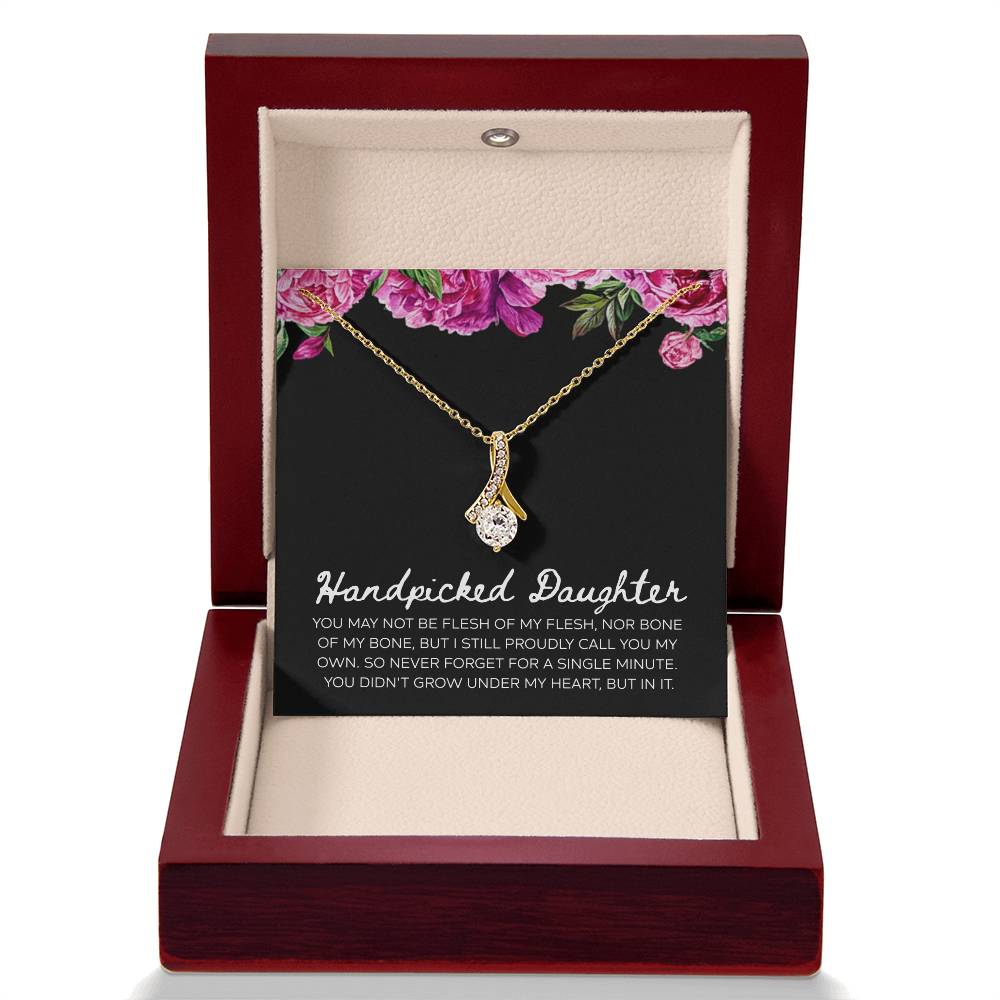 To My Daughter – “Grown in My Heart” Alluring Beauty Necklace