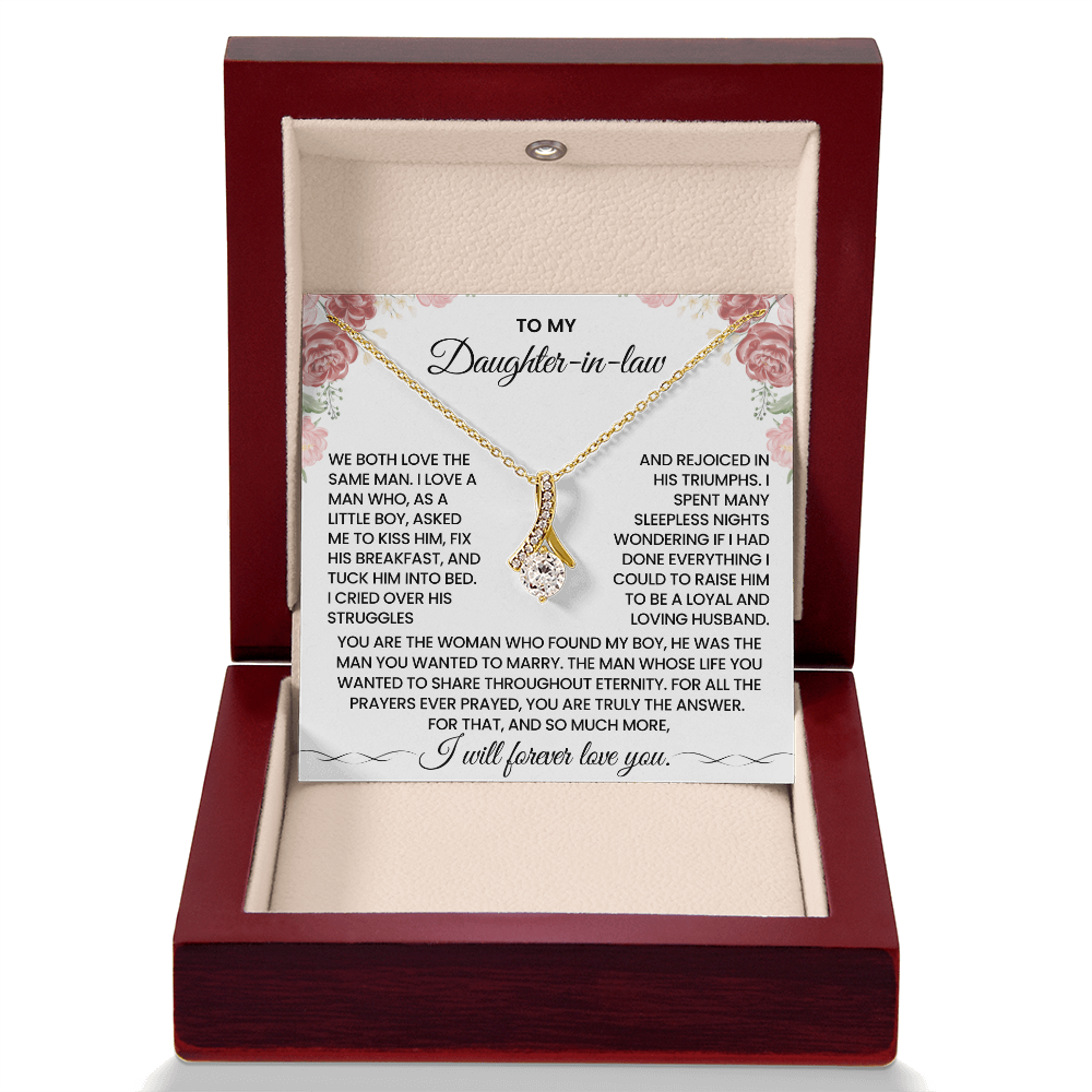 To My Daughter in Law – “Always in My Heart” Alluring Beauty Necklace