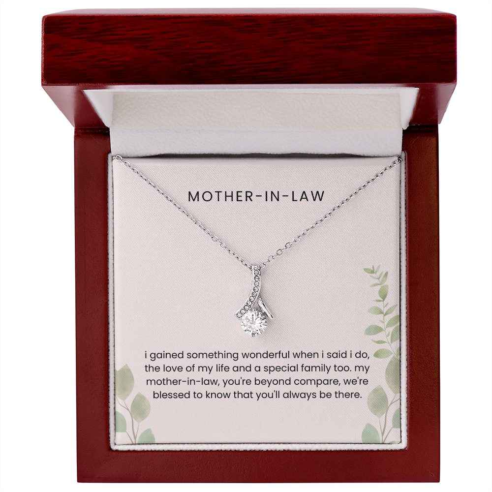 To My Mother-in-Law - "Beyond Compare" Alluring Beauty Necklace